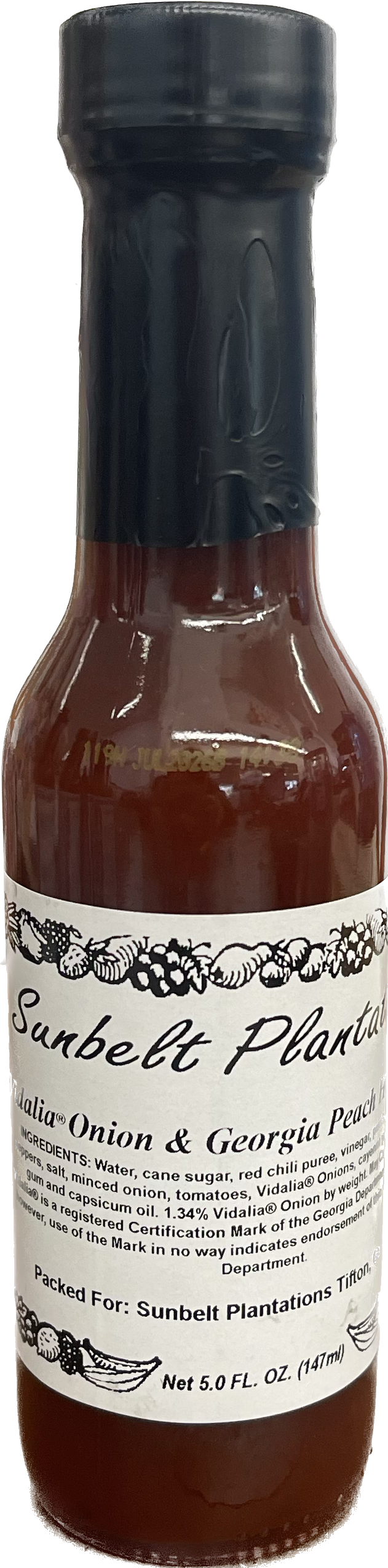 Vidalia Onion & Peach Hot Sauce Adcock Pecans