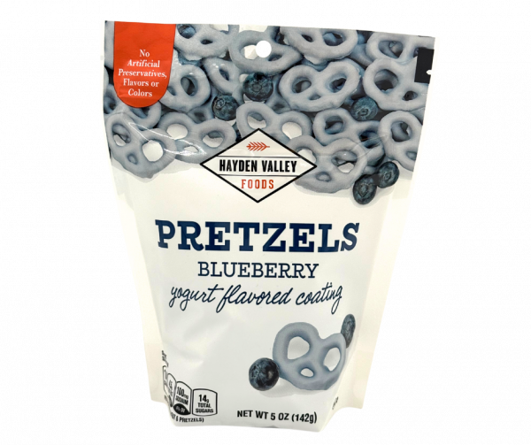 Blueberry Yogurt Covered Pretzels