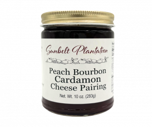 Peach Bourbon Cardamon Cheese Pairing